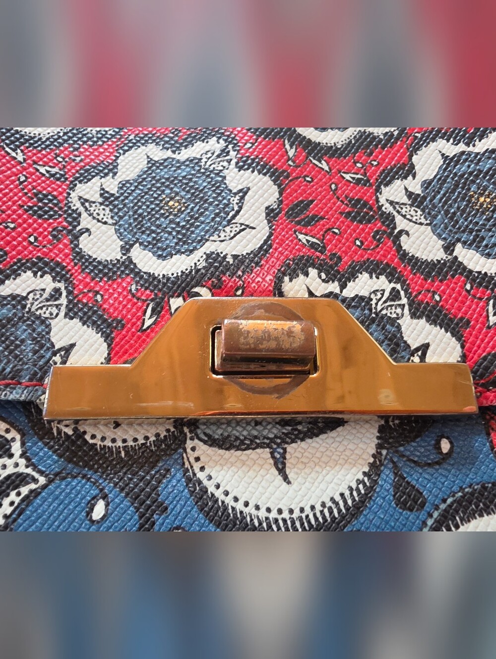 ALDO - Vintage Scaldasole Envelope Clutch/Crossbody Purse - Picture 8 of 16